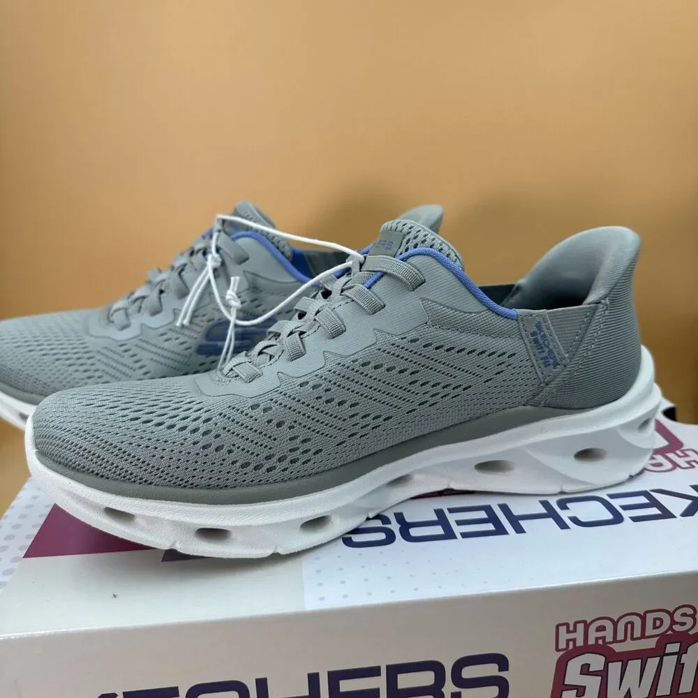 NEW SKECHERS SWIFT FIT HANDS FREE ATHLETIC SNEAKERS SHOES WOMENS 6 Gray